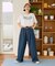 別注 サスペンダー付き ビッグ 2タック デニムパンツ＜セットアップ対応＞
