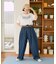 別注 サスペンダー付き ビッグ 2タック デニムパンツ＜セットアップ対応＞