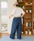 別注 サスペンダー付き ビッグ 2タック デニムパンツ＜セットアップ対応＞