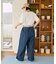 別注 サスペンダー付き ビッグ 2タック デニムパンツ＜セットアップ対応＞