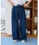 別注 サスペンダー付き ビッグ 2タック デニムパンツ＜セットアップ対応＞