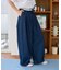 別注 サスペンダー付き ビッグ 2タック デニムパンツ＜セットアップ対応＞