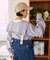 別注 サスペンダー付き ビッグ 2タック デニムパンツ＜セットアップ対応＞