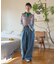 別注 サスペンダー付き ビッグ 2タック デニムパンツ＜セットアップ対応＞