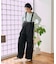 別注 サスペンダー付き ビッグ 2タック ツイルパンツ＜セットアップ対応＞