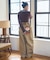 別注 サスペンダー付き ビッグ 2タック ツイルパンツ＜セットアップ対応＞