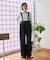 別注 サスペンダー付き ビッグ 2タック ツイルパンツ＜セットアップ対応＞