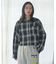 オンブレ チェックシャツ