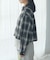オンブレ チェックシャツ