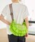 ＜再入荷＞別注 メッシュ フリル ラウンド ショルダーバッグ