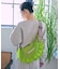 ＜再入荷＞別注 メッシュ フリル ラウンド ショルダーバッグ