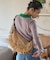＜再入荷＞別注 メッシュ フリル ラウンド ショルダーバッグ