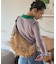 ＜再入荷＞別注 メッシュ フリル ラウンド ショルダーバッグ