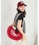 ＜再入荷＞別注 メッシュ フリル ラウンド ショルダーバッグ