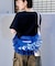 ＜再入荷＞別注 メッシュ フリル ラウンド ショルダーバッグ