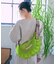 ＜再入荷＞別注 メッシュ フリル ラウンド ショルダーバッグ