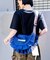 ＜再入荷＞別注 メッシュ フリル ラウンド ショルダーバッグ