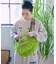 ＜再入荷＞別注 メッシュ フリル ラウンド ショルダーバッグ
