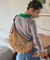 ＜再入荷＞別注 メッシュ フリル ラウンド ショルダーバッグ