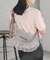 ＜再入荷＞別注 メッシュ フリル ラウンド ショルダーバッグ