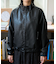 別注 LEATHERETTE STAND COLLAR BLOUSON
