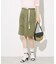 ＜新色追加＞別注 ロゴベルト付き ツイル ショートパンツ