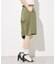 ＜新色追加＞別注 ロゴベルト付き ツイル ショートパンツ