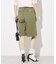 ＜新色追加＞別注 ロゴベルト付き ツイル ショートパンツ