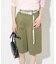 ＜新色追加＞別注 ロゴベルト付き ツイル ショートパンツ