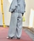 とろみ ワイドデニムパンツ＜セットアップ対応＞