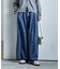 とろみ ワイドデニムパンツ＜セットアップ対応＞