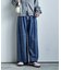 とろみ ワイドデニムパンツ＜セットアップ対応＞