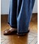 とろみ ワイドデニムパンツ＜セットアップ対応＞