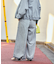 とろみ ワイドデニムパンツ＜セットアップ対応＞