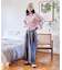 とろみ ワイドデニムパンツ＜セットアップ対応＞