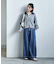 とろみ ワイドデニムパンツ＜セットアップ対応＞