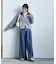 とろみ ワイドデニムパンツ＜セットアップ対応＞