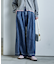 とろみ ワイドデニムパンツ＜セットアップ対応＞