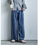 とろみ ワイドデニムパンツ＜セットアップ対応＞