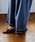 とろみ ワイドデニムパンツ＜セットアップ対応＞