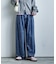 とろみ ワイドデニムパンツ＜セットアップ対応＞
