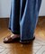 とろみ ワイドデニムパンツ＜セットアップ対応＞