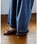 とろみ ワイドデニムパンツ＜セットアップ対応＞