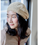 透かし編み ニット ベレー帽