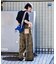 ペインター ワイドパンツ/コットンワイドパンツ