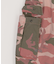 カーブシルエット リップストップ カモフラージュ柄 カーゴショーツ