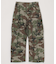 カーブシルエット リップストップ カモフラージュ柄 カーゴパンツ