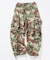 カーブシルエット リップストップ カモフラージュ柄 カーゴパンツ