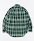ビッグシルエット マドラスチェック BDシャツ ロングスリーブ