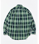 ビッグシルエット マドラスチェック BDシャツ ロングスリーブ